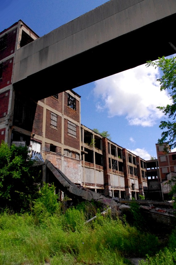 A haunting look into part of the abandoned Packard Automotive Plant in Detroit, MI.